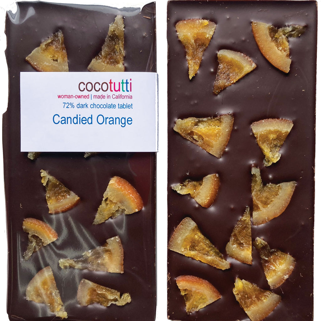 Tablet - Dark Chocolate with Candied Orange