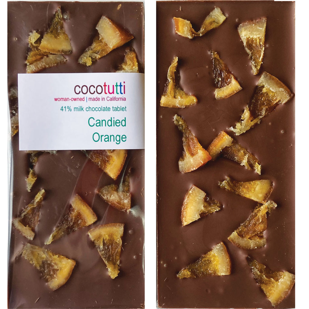 Tablet - Milk Chocolate with Candied Orange